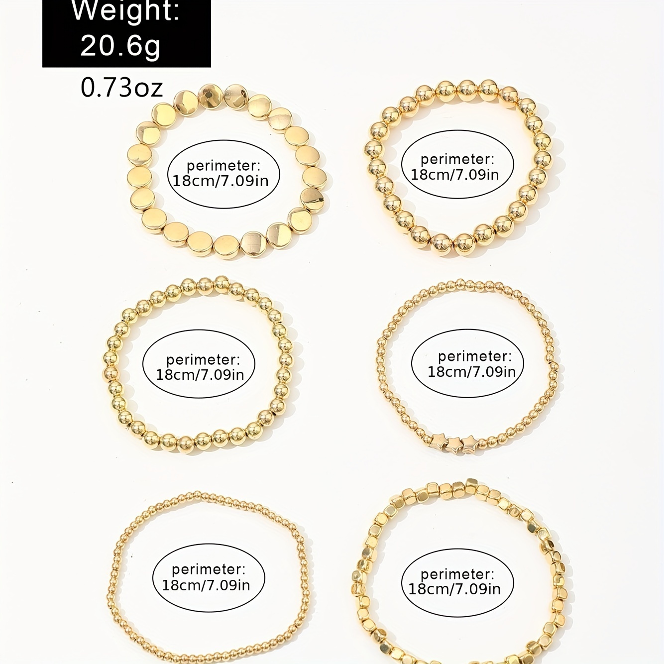 CCB Plastic Beaded Bracelet Set with Starlight Surface Bead Combination Kit